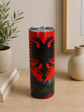 Premium Edelstahl Thermobecher Gjergj Kastrioti Skënderbeu